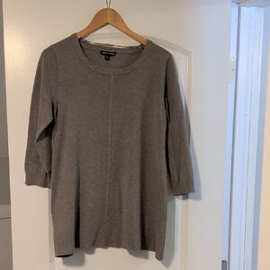 Cable & Gauge Light Gray Knit Top